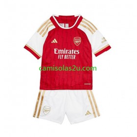 Camisolas de futebol Arsenal Criança Equipamento Principal 2023/24 Manga Curta